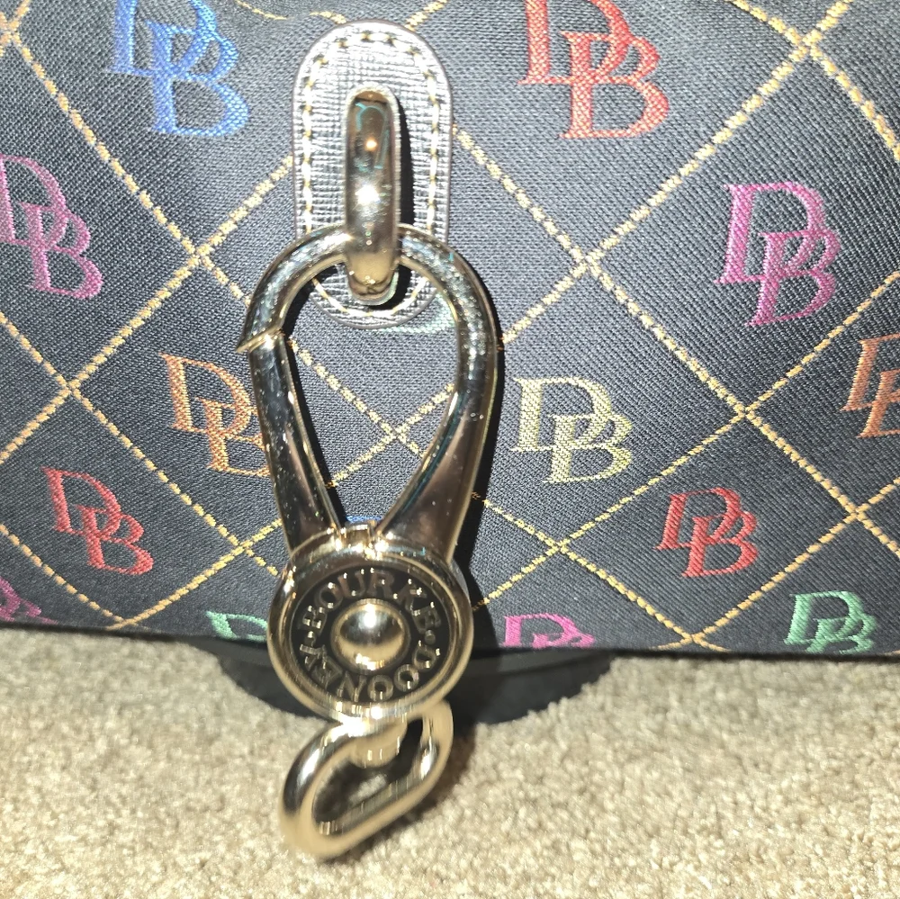 Dooney & Bourke Rainbow Canvas Shoulder Bag - Picture 4 of 14